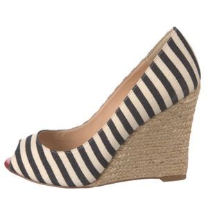 Christian Louboutin Canvas Wedges